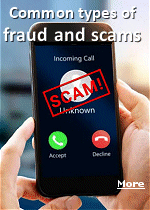 Common fraud and scams often involve trying to get you to send money by using threats, offering prizes or fake services, asking for donations, or pretending to be a person you know or someone from your financial institution. Scammers use many different schemes to take people's money. They often ask for payment in ways that are hard to trace or recover, such as wire transfers, gift cards, mobile apps, or cryptocurrency.